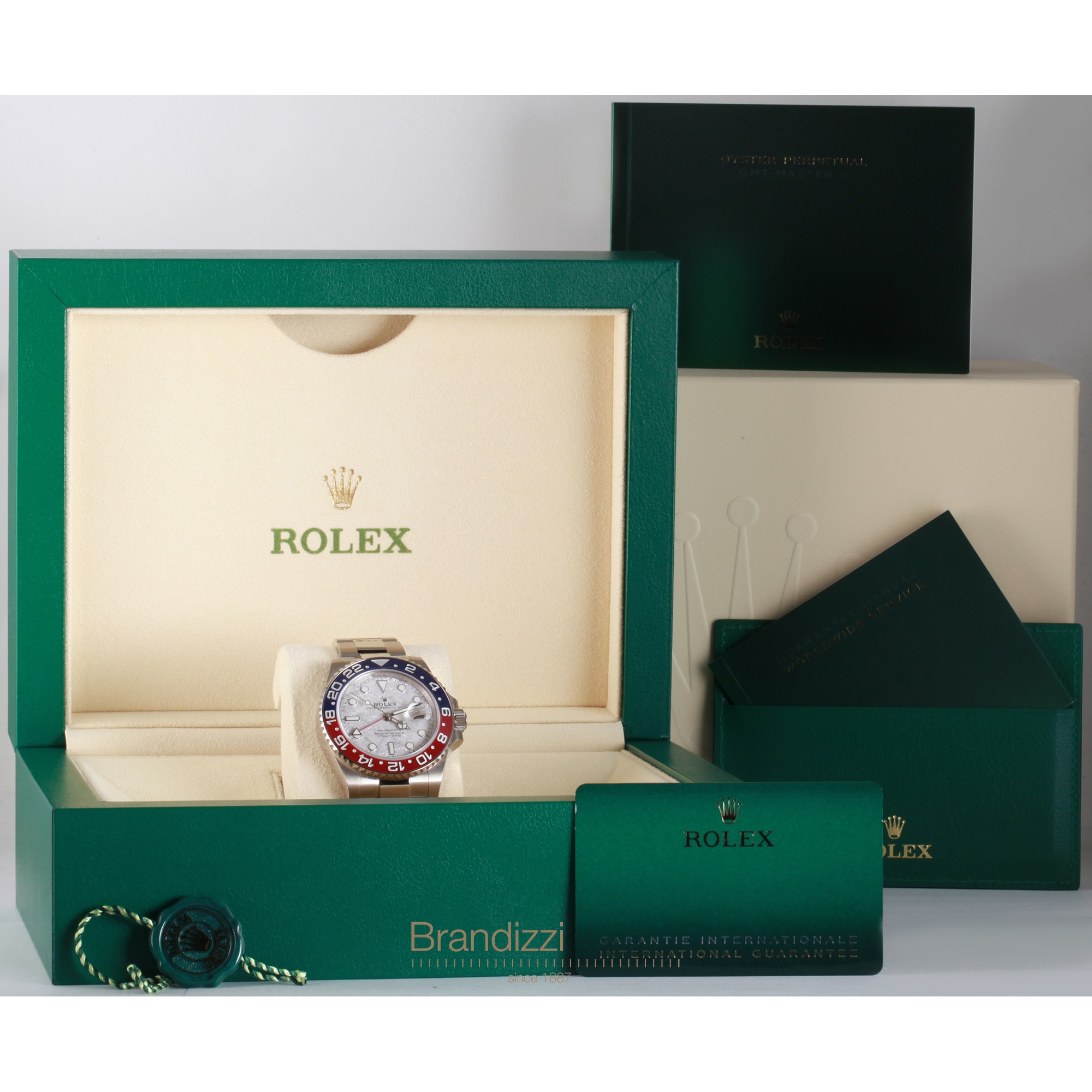 Rolex GMT Master II Ref. 126719BLRO Meteorite