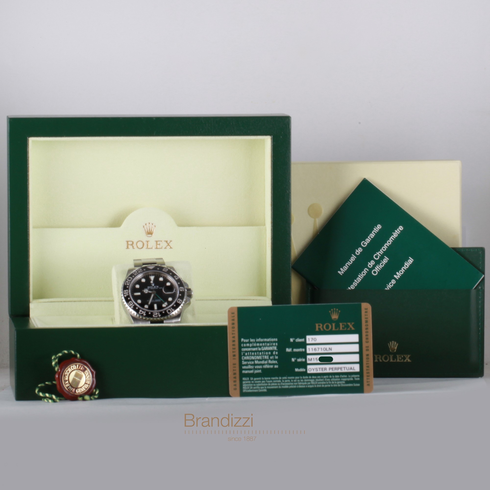 Rolex GMT Master II Ref. 116710LN
