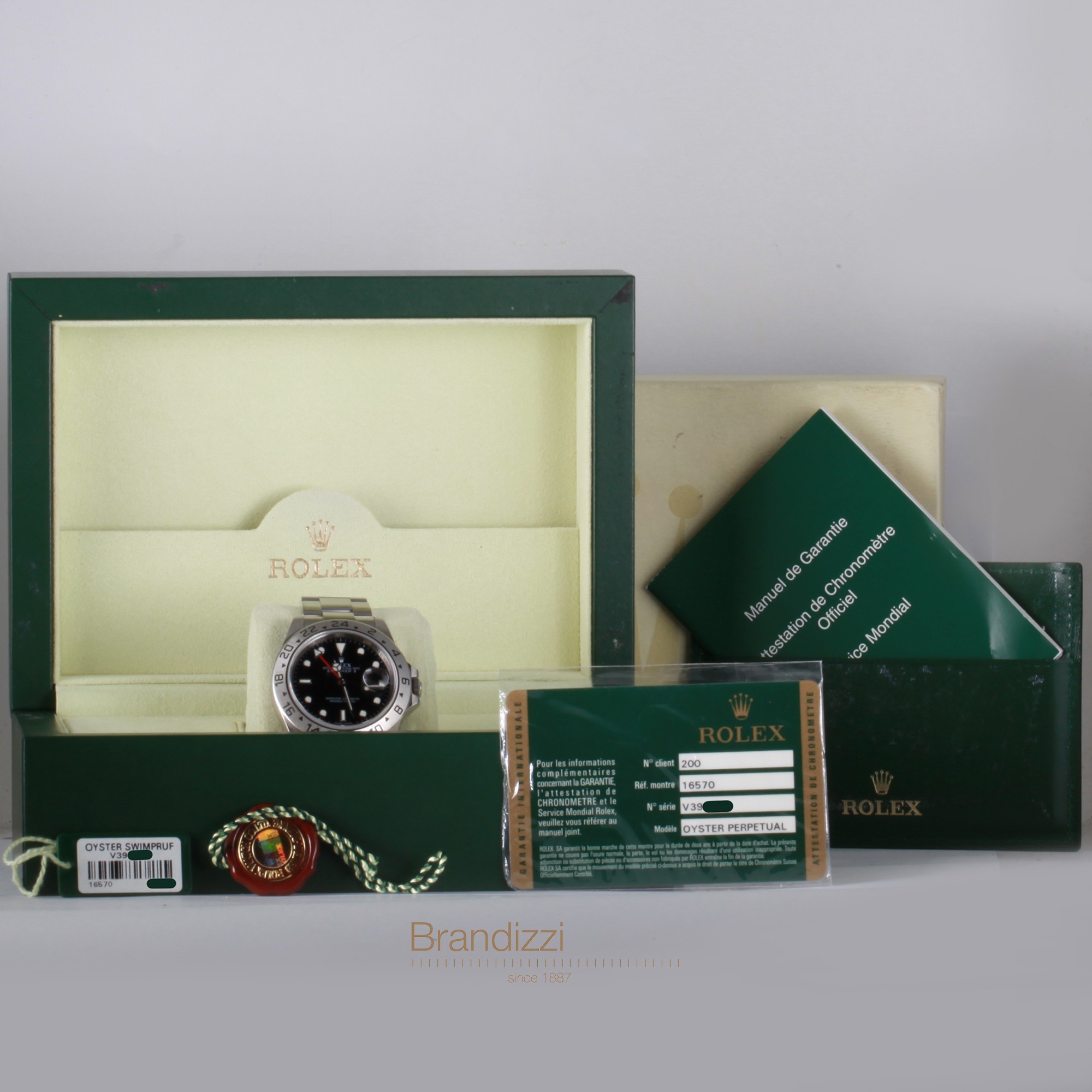 Rolex Explorer II Ref. 16570 Cal. 3186