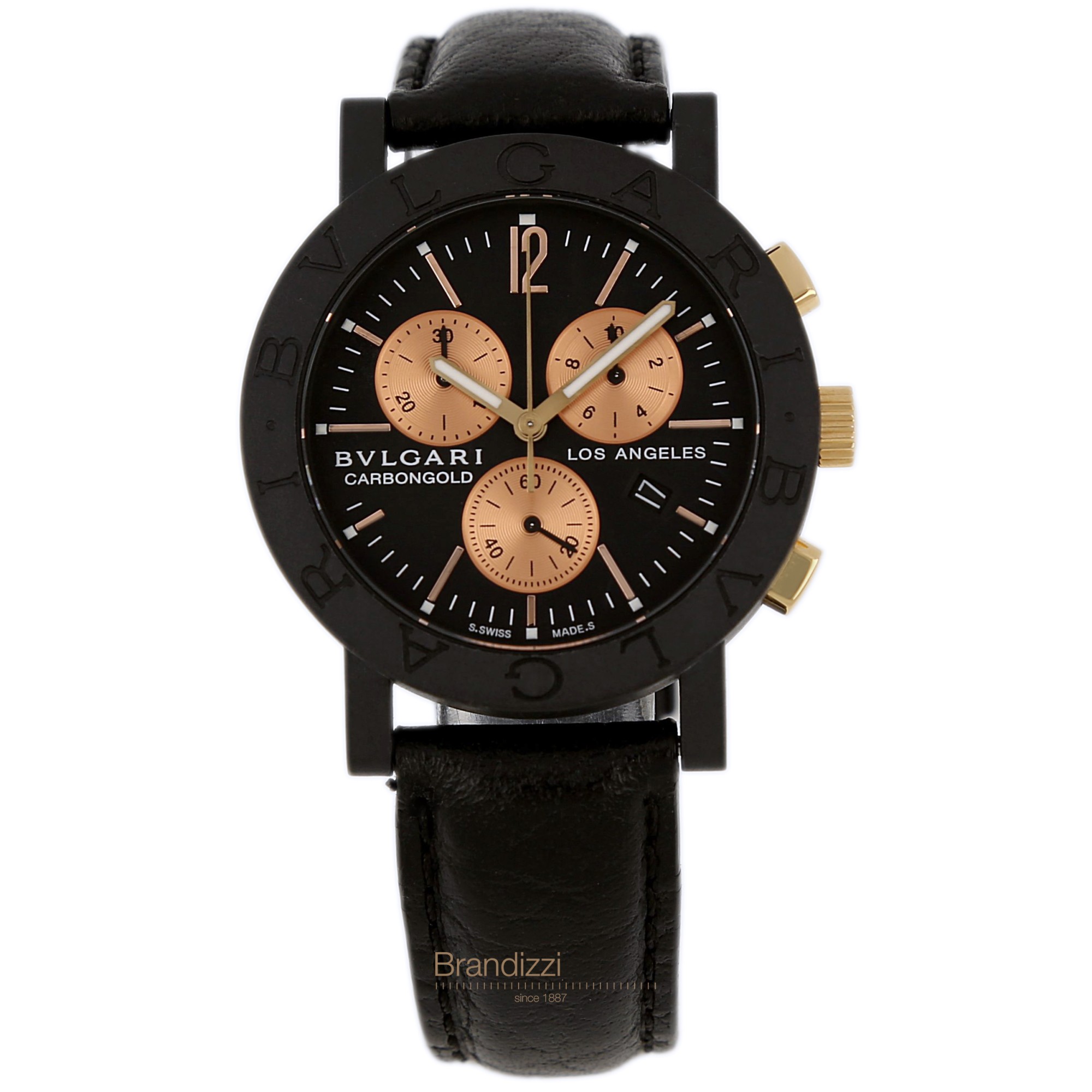 Bulgari Carbongold Ref. BB 38 CL CH Los Angeles