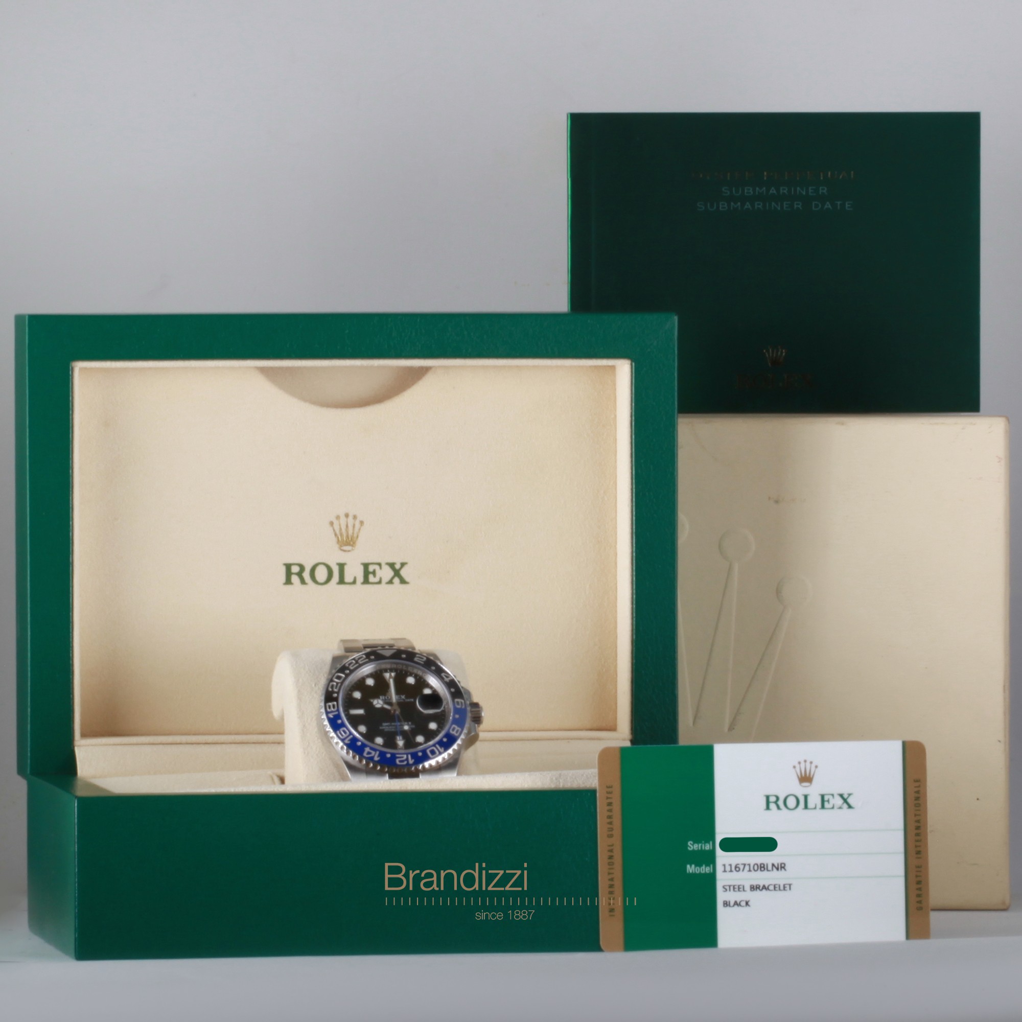 Rolex GMT Master II Ref. 116710BLNR