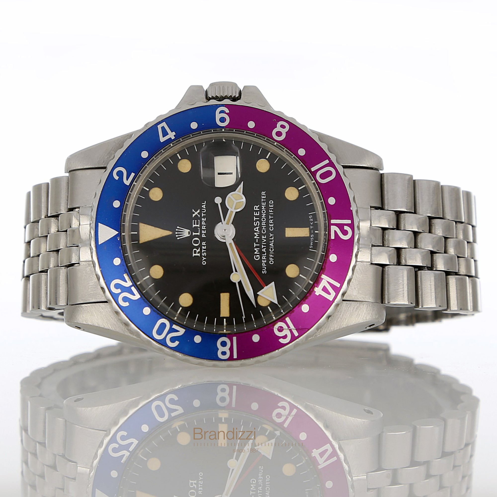 Rolex GMT Master Ref. 1675 Long E - Fucsia Bazel