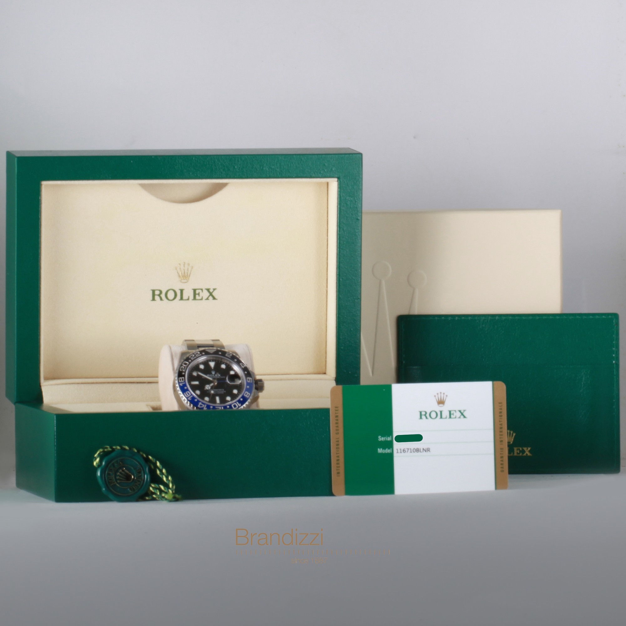 Rolex GMT Ref. 116710BLNR - NOS - Stickers
